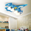 Children's Room LED Ceiling Creative Airplane Cartoon Eye Protection Lamps